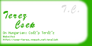 terez csep business card